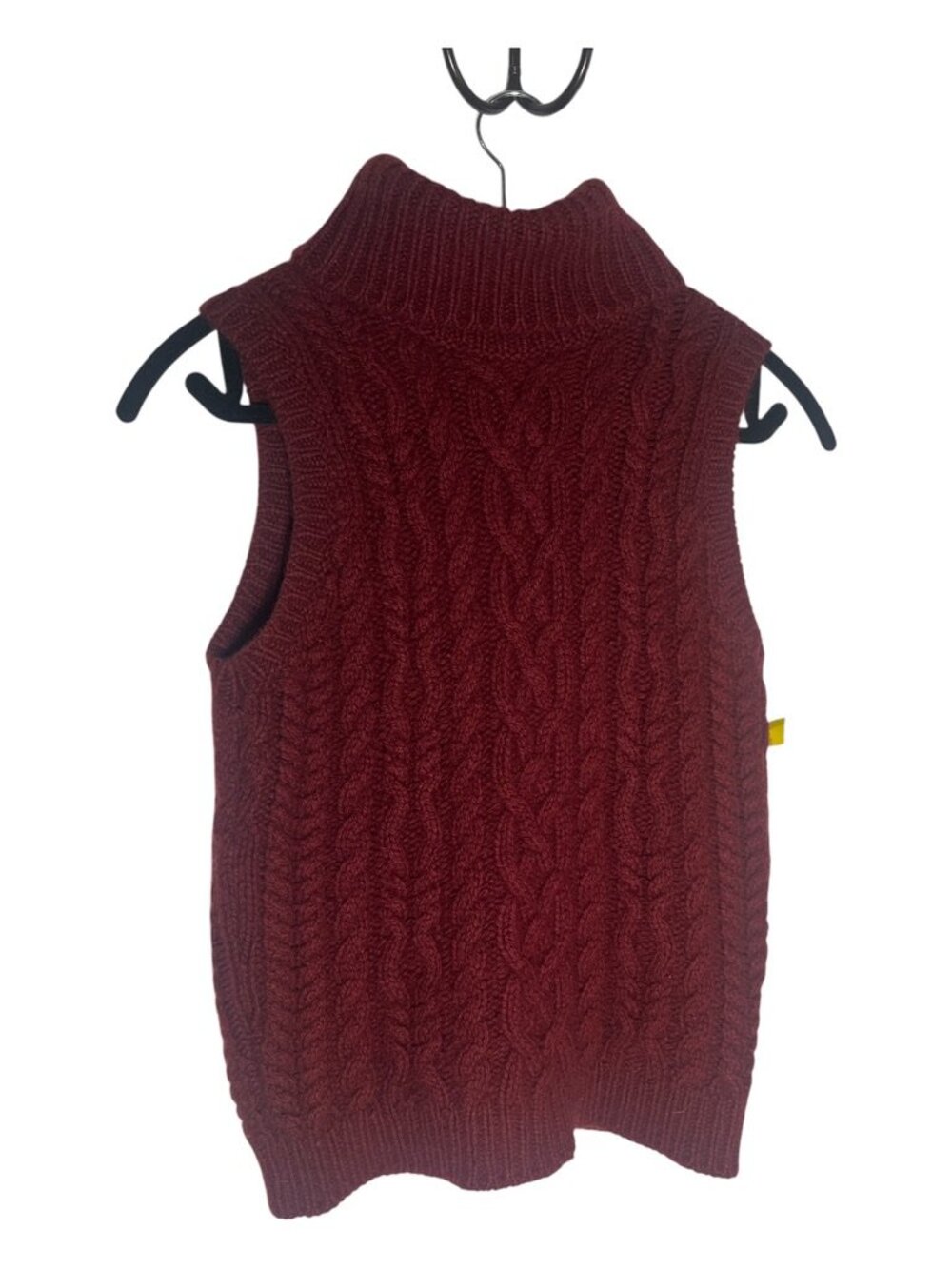 Ralph Lauren Purple Label 100% Cashmere Sweater Vest Burgundy Made in Italy size